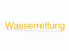 Schriftzug Wasserrettung 60 mm -Gelb-