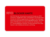RFID Blocker Karte mit Störsignal